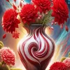 Flowers In Vase Diamond Painting