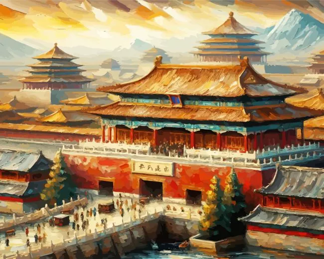 forbidden city Diamond Paintings Forbidden City Diamond Painting