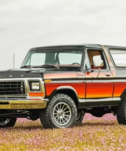Ford Bronco Car Diamond Painting