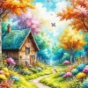 Forest House Diamond Painting