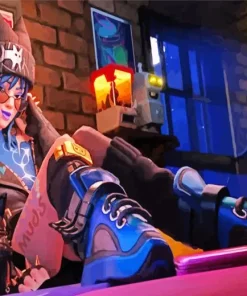 Fortnite Female Character Diamond Painting