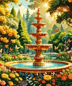 Fountain Art Diamond Painting