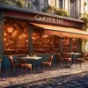 French Cafe Art Diamond Painting