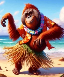 Funny Monkey Diamond Painting