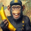 Funny Monkey Art Diamond Painting
