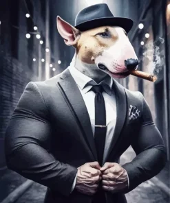Gangster Dog Diamond Painting