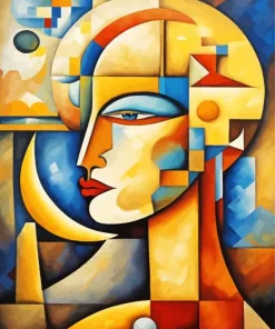 Geometric Art Face Diamond Painting