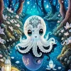 Ghost Octupus Art Diamond Painting