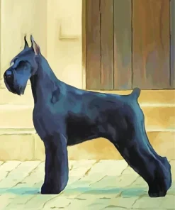 Giant Schnauzer Dog Diamond Painting