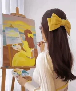 Girl Painting Diamond Painting