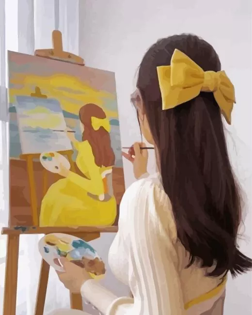 girl painting Diamond Paintings Girl Painting Diamond Painting