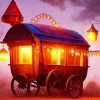 Gypsy Wagon Diamond Painting