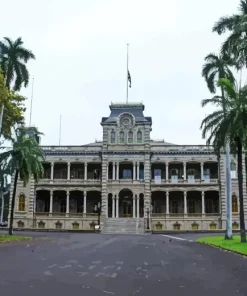Hawaii Iolani Palace Diamond Painting