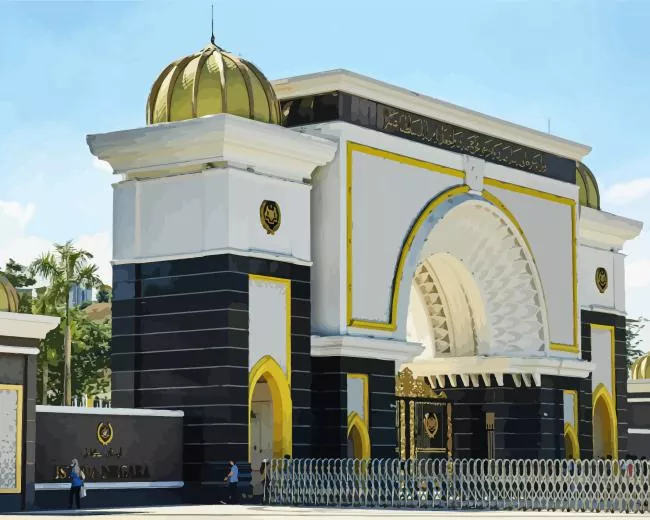 istana negara malaysia palace Diamond Paintings Istana Negara Malaysia Palace Diamond Painting