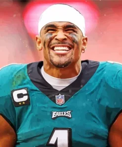 Jalen Hurts Diamond Painting