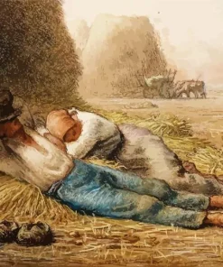 Jean Francois Millet Noonday Rest Diamond Painting