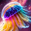 Jellyfish Galaxy Diamond Painting