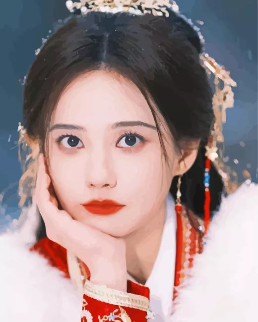 jiang peiyao Diamond With Numbers Jiang Peiyao Diamond Painting