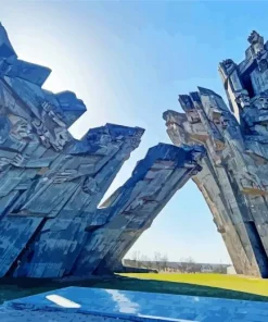 Kaunas 9th Fort Museum Diamond Painting