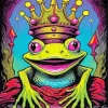 King Frog Diamond Painting