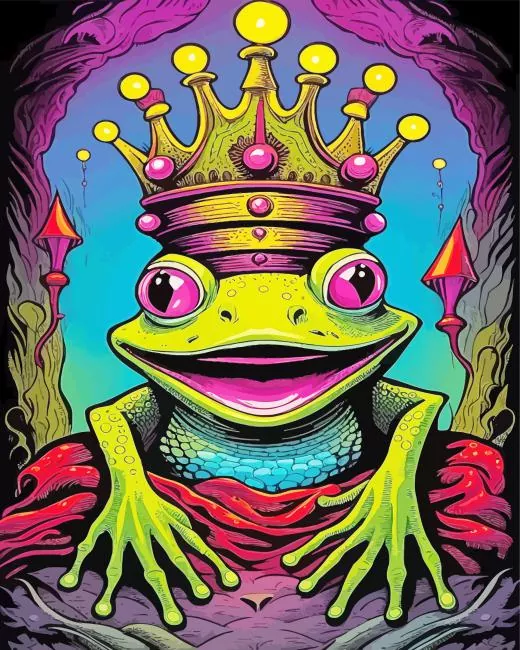 king frog Diamond Paintings King Frog Diamond Painting