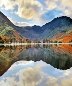 Lake District In The Autumn Diamond Painting