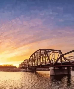 Lake Overholser Oklahoma Diamond Painting