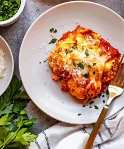 Lasagna Toss Diamond Painting