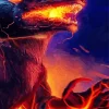 Lava Werewolf Diamond Painting