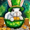 Leprechaun Rabbit Diamond Painting