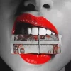 Lips Biting Money Diamond Painting