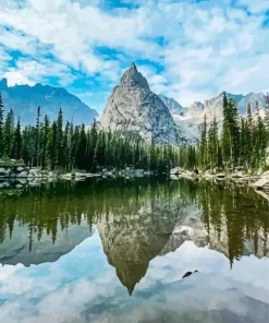 Lone Lake Diamond Painting
