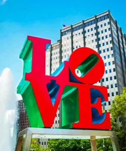Love Statue Philadelphia Diamond Painting