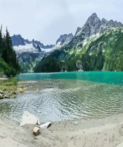 Lovely Water Lake Diamond Painting