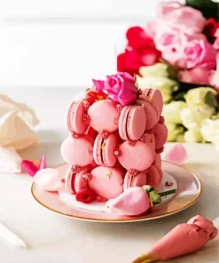 Macaron Flowers Diamond Painting