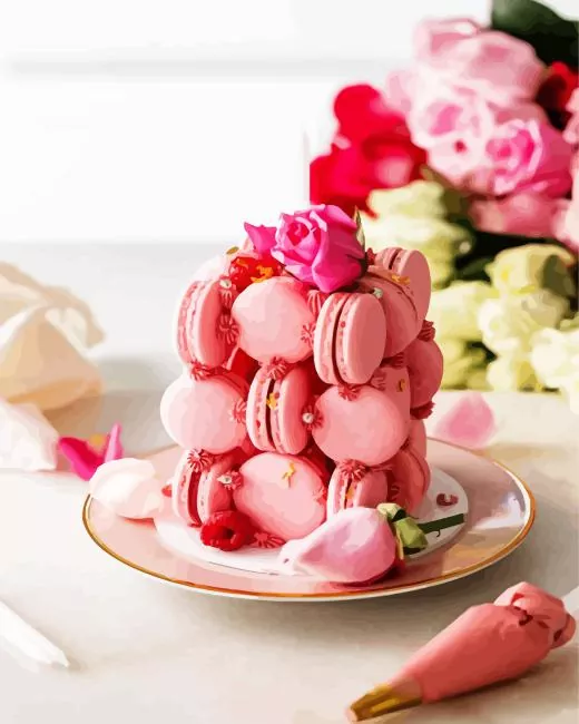 macaron flowers Diamond Paintings Macaron Flowers Diamond Painting
