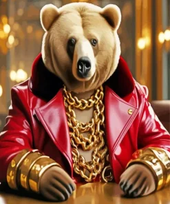 Mafia Bear Diamond Painting