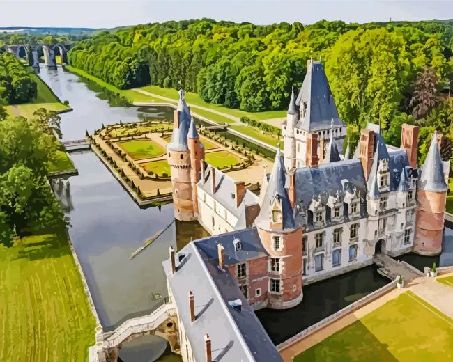 maintenon castle Diamond Paintings Maintenon Castle Diamond Painting