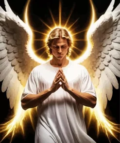 Man Angel Diamond Painting
