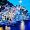 Manarola By Night Diamond Painting