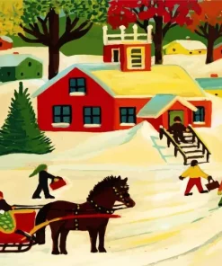 Maud Lewis Diamond Painting