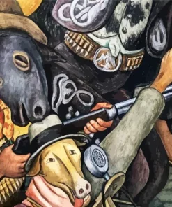 Mexican Muralist Diamond Painting