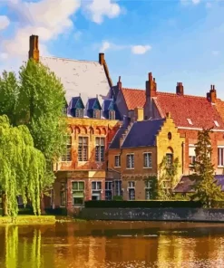 Minnewater Park Belgium Diamond Painting