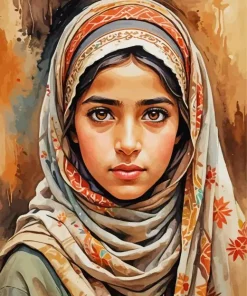 Muslim Girl Diamond Painting