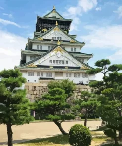 Osaka Castle Diamond Painting