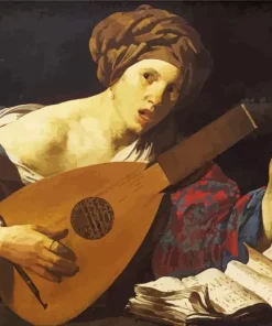 Oud Player Diamond Painting