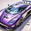 Purple Koenigsegg Agera Diamond Painting