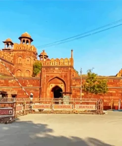 Red Fort India Diamond Painting