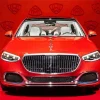 Red Maybach Car Diamond Painting
