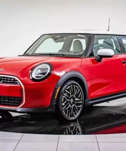 Red Mini Cooper Diamond Painting